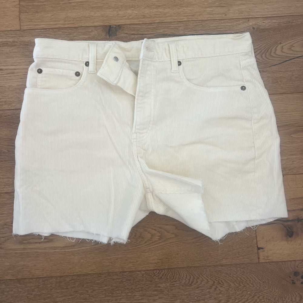 GAP Cream Jean Shorts